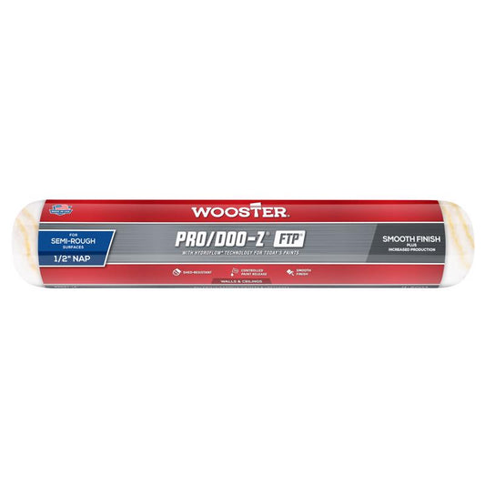 Wooster Pro/Doo-Z FTP Synthetic Blend 14 in. W X 1/2 in. Paint Roller Cover 1 pk