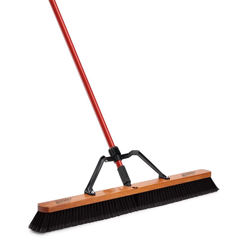 Libman High Power Polyethylene Terephthalate 36 in. Smooth Surface Push Broom