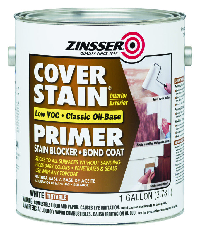 Zinsser Cover Stain White Oil-Based Alkyd Primer 1 gal