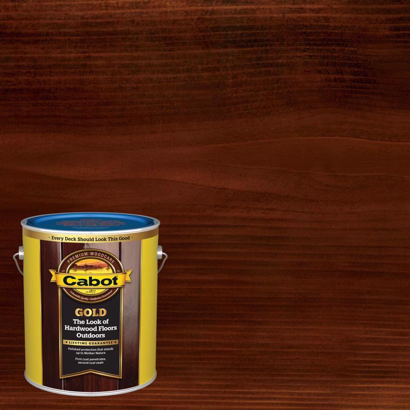 Cabot Gold Low VOC Satin Moonlit Mahogany Deck Varnish 1 gal