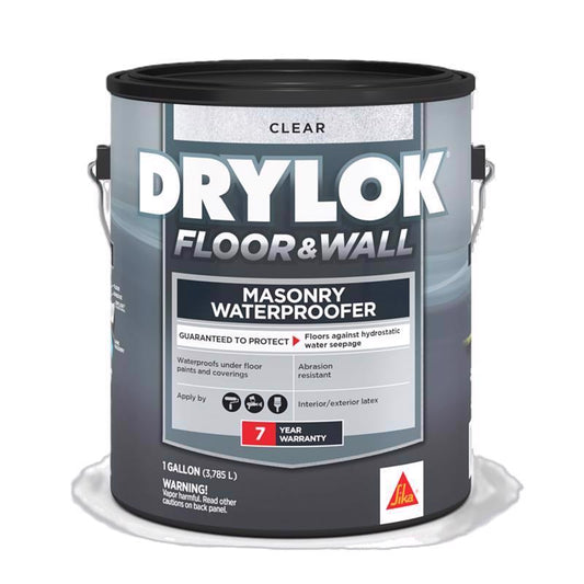 Drylok Floor and Wall Clear Latex Masonry Waterproof Sealer 1 gal