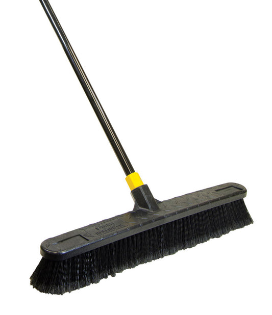 Quickie Bulldozer Polymer 24 in. Smooth Surface Push Broom