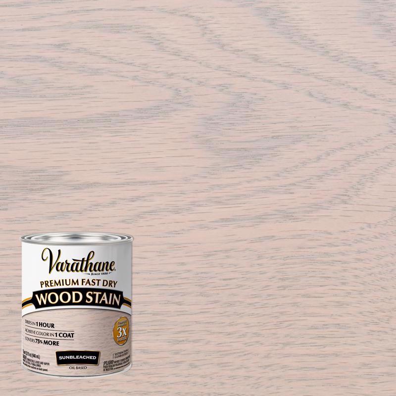 Varathane Premium Sunbleached Oil-Based Fast Dry Wood Stain 1 qt