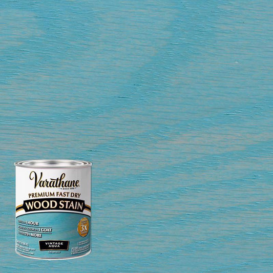 Varathane Premium Vintage Aqua Oil-Based Fast Dry Wood Stain 1 qt