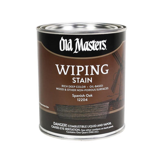 Old Masters Semi-Transparent Spanish Oak Oil-Based Wiping Stain 1 qt