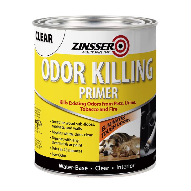 Zinsser Clear Water-Based Acrylic Odor Killing Primer 1 qt