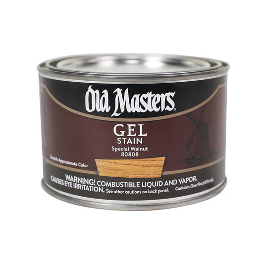 Old Masters Semi-Transparent Special Walnut Oil-Based Alkyd Gel Stain 1 pt