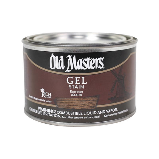 Old Masters Semi-Transparent Espresso Oil-Based Alkyd Gel Stain 1 pt