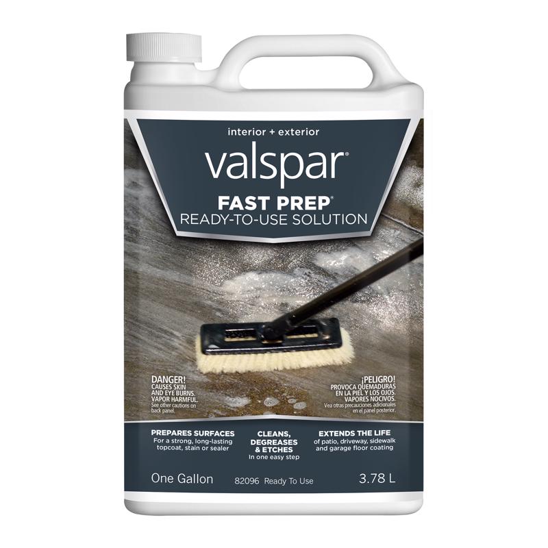 Valspar Fast Prep Ready-To-Use Concrete Etching Stain 1 gal