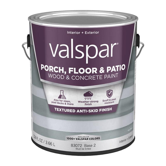 Valspar Porch, Floor & Patio Anti-Skid Base 2 Floor Paint 1 gal