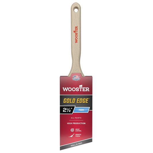 Wooster Gold Edge 2-1/2 in. Firm Angle Paint Brush