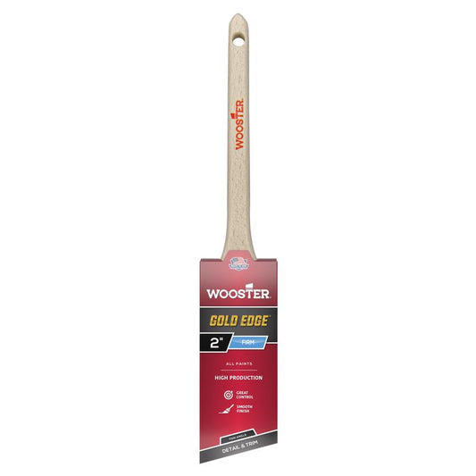 Wooster Gold Edge 2 in. Firm Thin Angle Paint Brush