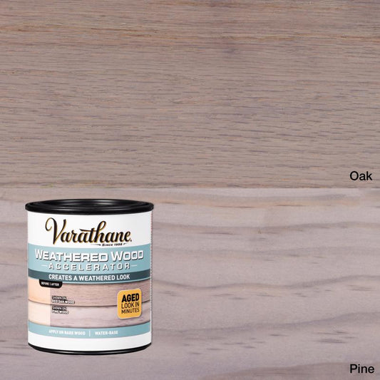 Varathane Gray Water-Based Weathered Wood Accelerator 1 qt