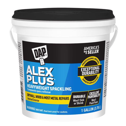 DAP Alex Plus Ready to Use White Spackling Compound 1 gal