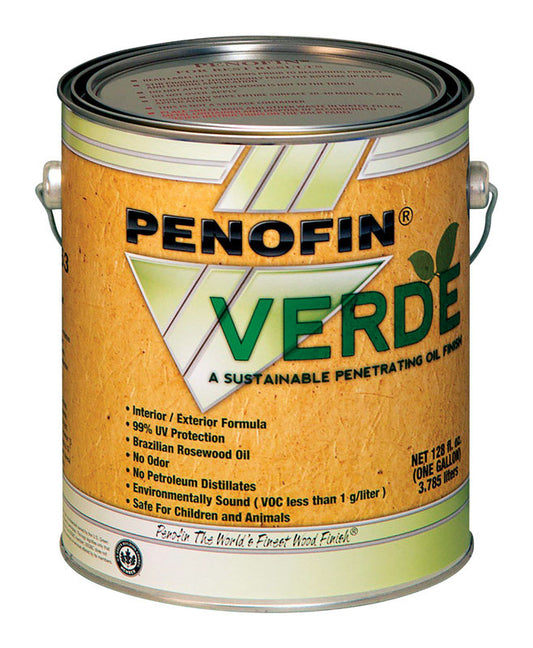 Penofin Verde Transparent Rosewood Oil-Based Penetrating Wood Stain 1 gal