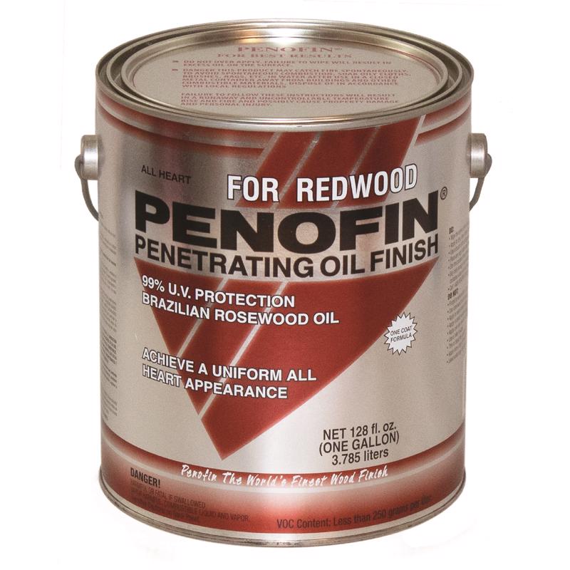 Penofin All Heart Transparent Redwood Oil-Based Penetrating Wood Stain 1 gal