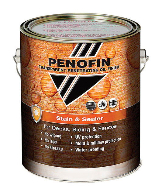 Penofin Transparent Matte Natural Cedar Oil-Based Alkyd Stain and Sealer 1 gal