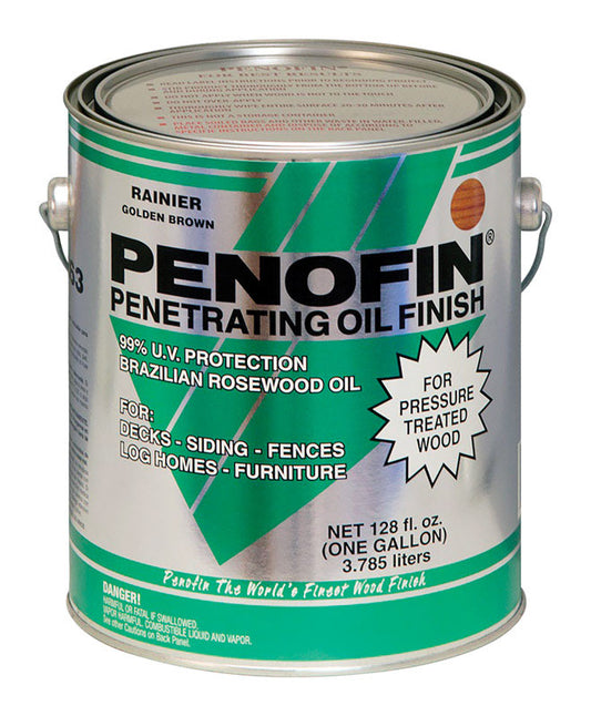 Penofin Transparent Tahoe Oil-Based Pressure Treated Wood Stain 1 gal