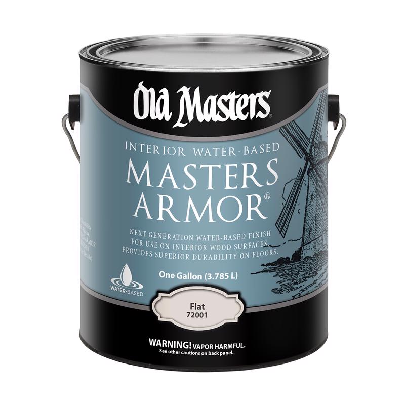 Old Masters Masters Armor Flat Clear Water-Based Floor Finish 1 gal