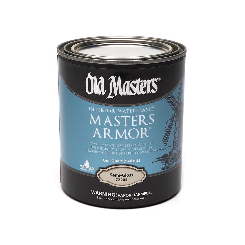 Old Masters Masters Armor Semi-Gloss Clear Water-Based Floor Finish 1 qt