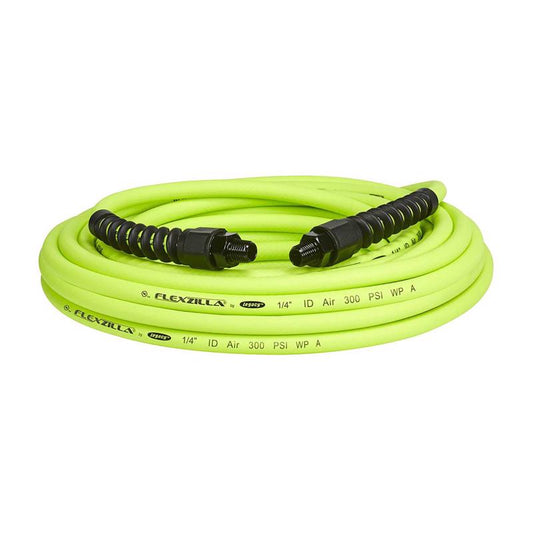 Legacy Flexzilla Pro 25 ft. L X 1/4 in. D Hybrid Polymer Air Hose 300 psi Zilla Green