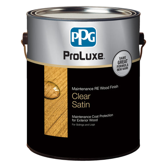 ProLuxe Cetol Maintenance RE Transparent Satin Clear Oil-Based Wood Protection 1 gal