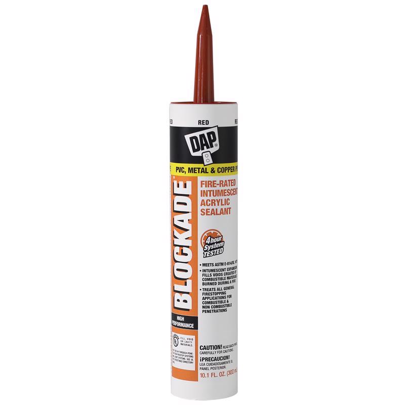 DAP Blockade Red Acrylic Fire Stop Sealant 10.1 oz