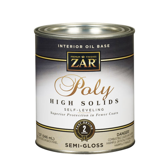 ZAR Semi-Gloss Clear Oil-Based Polyurethane 1 qt