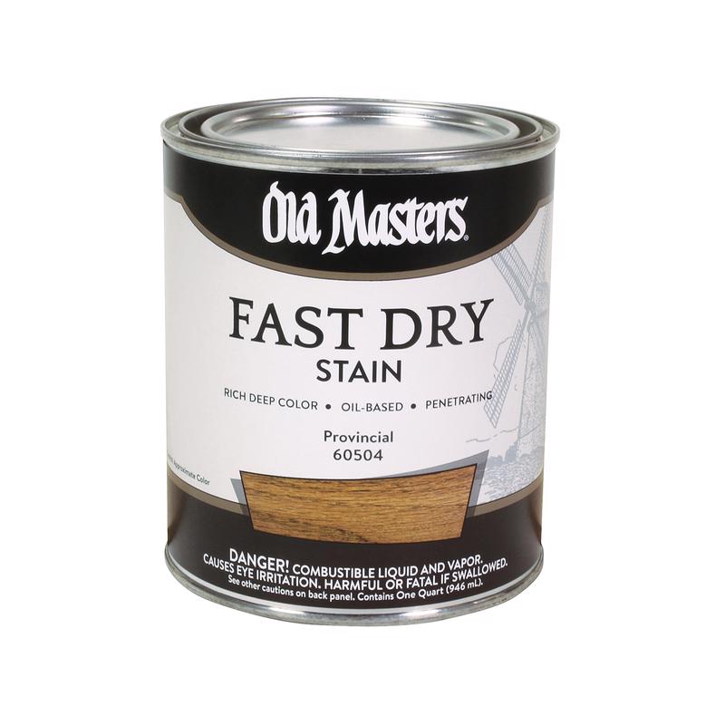 Old Masters Semi-Transparent Provincial Oil-Based Alkyd Fast Dry Wood Stain 1 qt