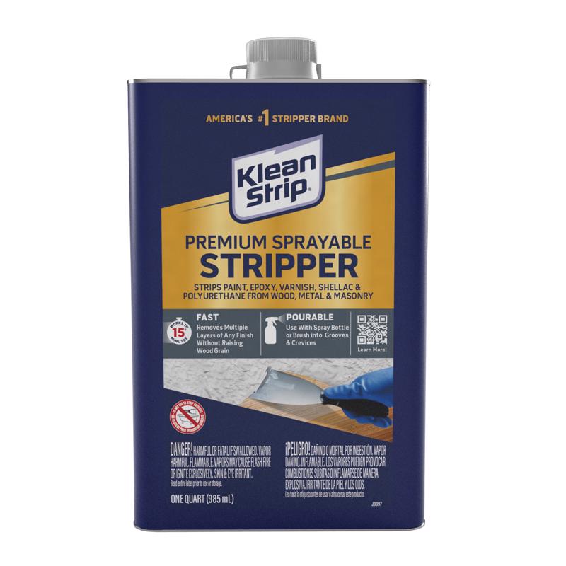 Klean Strip Sprayable Fast Paint and Varnish Stripper 1 qt