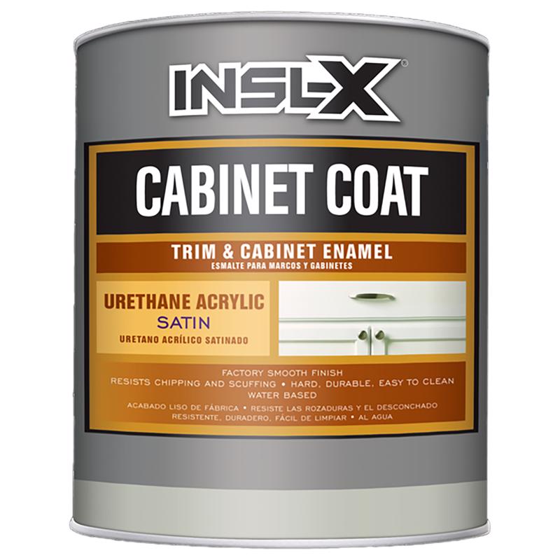 Insl-X Cabinet Coat Satin Base 4 Trim & Cabinet Enamel Interior 1 qt