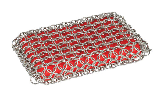 Lodge Chainmail Heavy Duty Scrubbing Pad For Cast Iron 8.71 in. L 1 pk