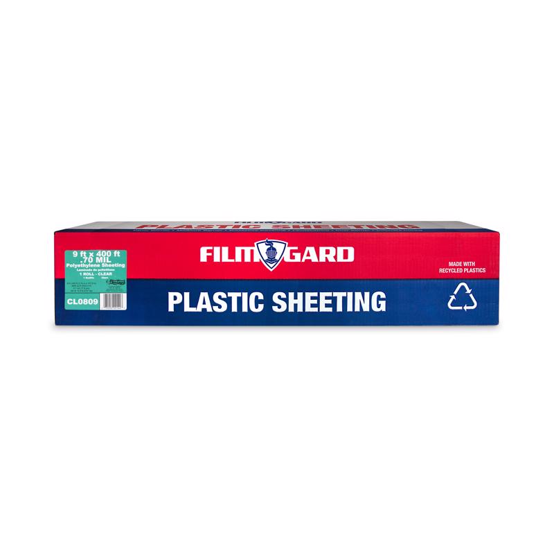 Film-Gard 9 ft. W X 400 ft. L X 0.7 mil Plastic Sheeting