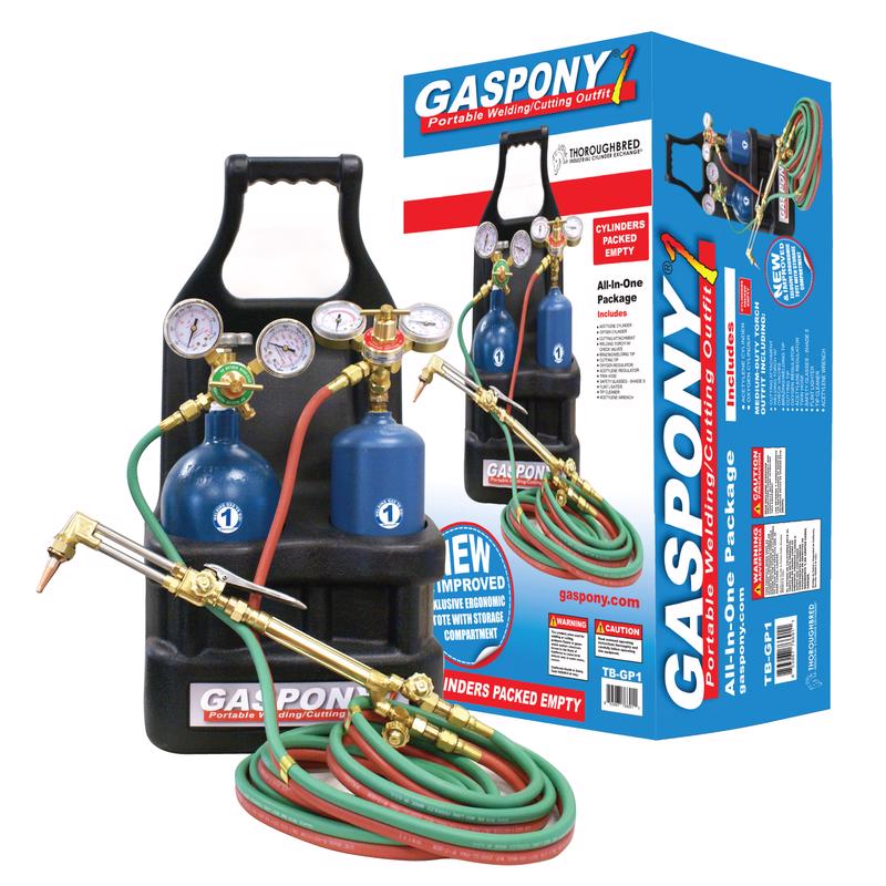 Thoroughbred GasPony1 Medium-Duty Torch Kit 12 pc Oxy-Acetylene