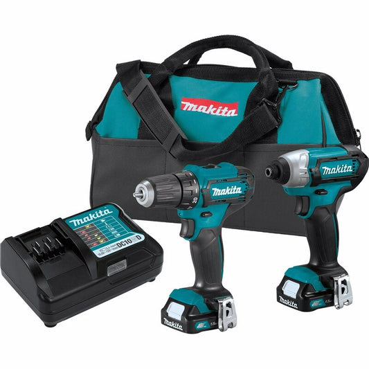 Makita 12V MAX CXT Cordless Brushed 2 Tool Combo Kit