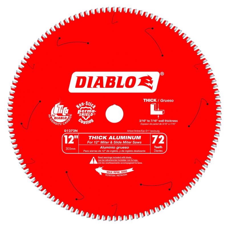 Diablo 12 in. D X 1 in. TiCo Hi-Density Carbide Circular Saw Blade 72 teeth 1 pk