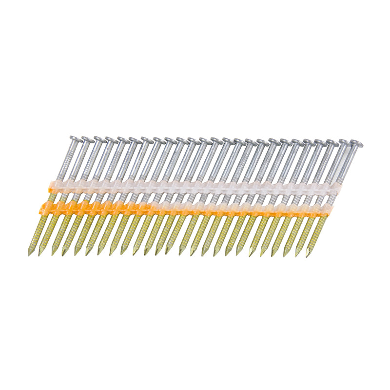 Metabo HPT 2-3/8 in. L Plastic Strip Bright Framing Nails 21 deg 1000 pk