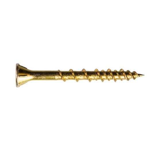 Simpson Strong-Tie Strong-Drive No. 9 X 2 in. L T25 Yellow Zinc High/Low WSV Subfloor Screws 1 pk