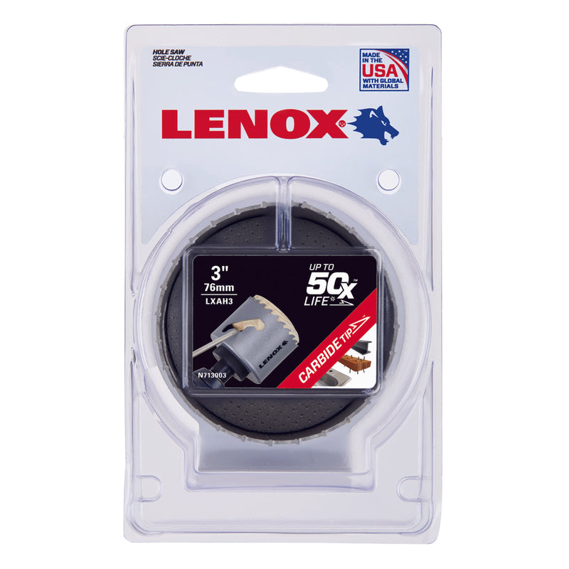 Lenox Speed Slot 3 in. Carbide Tipped Hole Saw