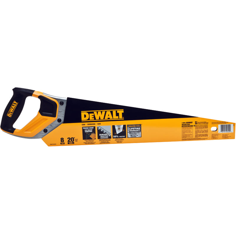 DeWalt 20 in. Steel Handsaw 8 TPI 1 pc