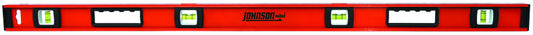 Johnson 48 in. Aluminum Heavy Duty I-Beam Level 4 vial