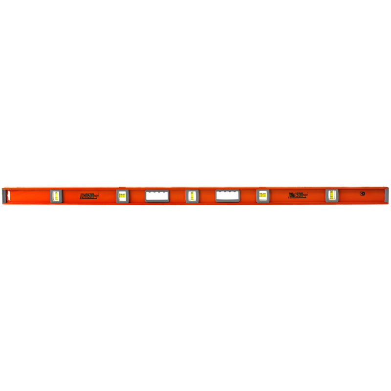 Johnson 78 in. Aluminum Magnetic Heavy Duty I-Beam Level 5 vial