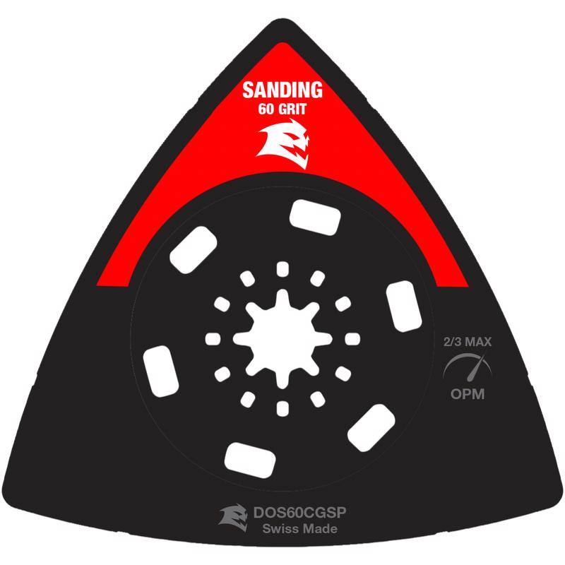 Diablo Starlock 3-1/2 in. W Carbide Grit Triangular Oscillating Sanding Plate Wood 1 pk