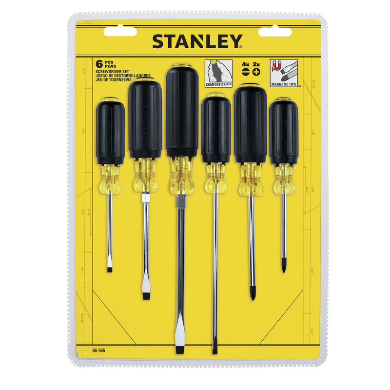 Stanley Assorted Screwdriver Set 6 pc