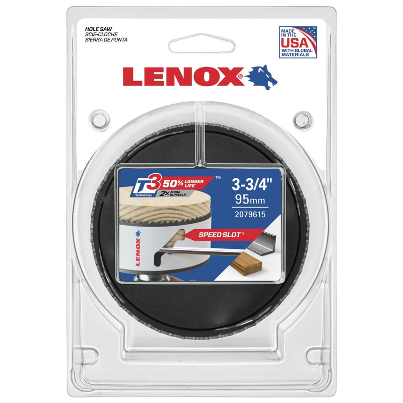 Lenox Speed Slot 3-3/4 in. Bi-Metal Hole Saw 1 pc