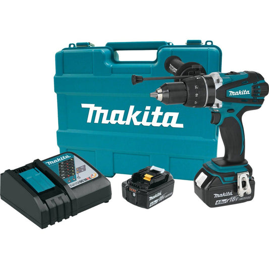 Makita 18V LXT 1/2 in. Brushless Cordless Hammer Drill/Drive Kit (Battery & Charger)