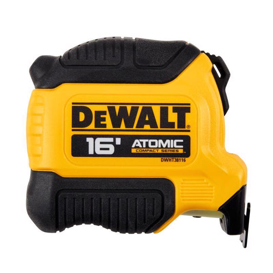 DeWalt ATOMIC 16 ft. L X 1.25 in. W Compact Tape Measure 1 pk