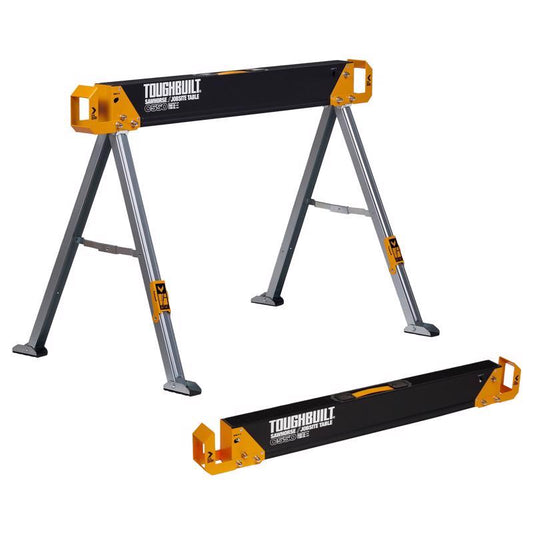 ToughBuilt 28.82 in. H X 41.54 in. W X 26.57 in. D Folding Sawhorse 1100 lb. cap. 1 pc