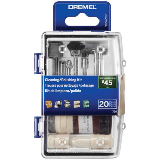 Dremel Cleaning And Polishing Moto Tool Kit 20 pc