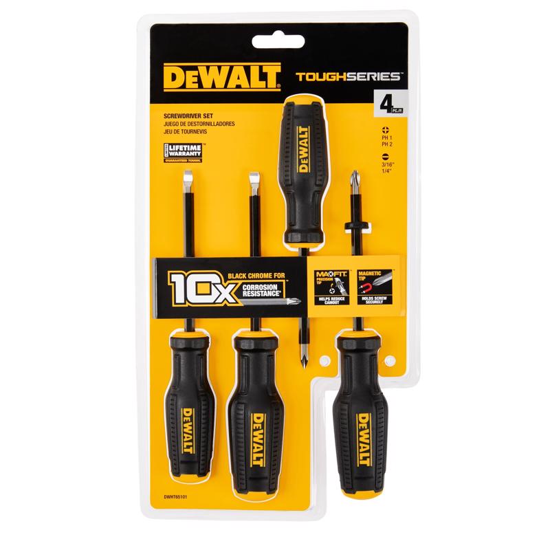 DeWalt ToughSeries 3/16 in. L Demolition Screwdriver Set 4 pc